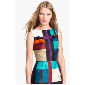 Kate Spade Purdy Color Block Sleeveless Dress
